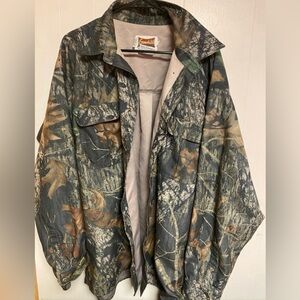 Camo shirt jacket